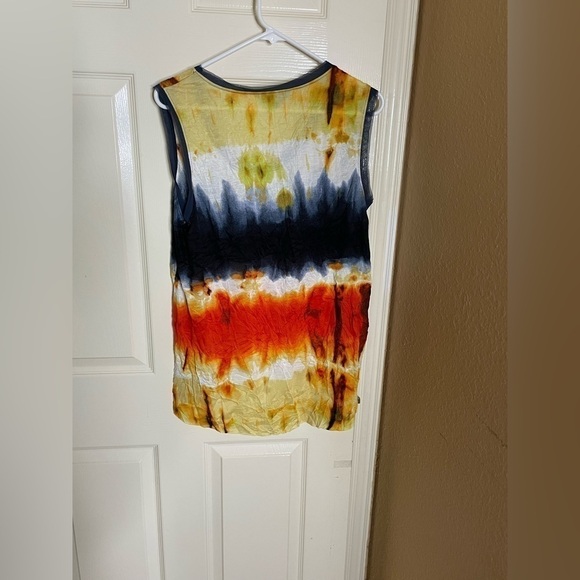 Simply Vera Wang Women Tank Top Large Tie Dye Sleeveless​​​​​​​​​​​​​​​​ - Picture 4 of 9